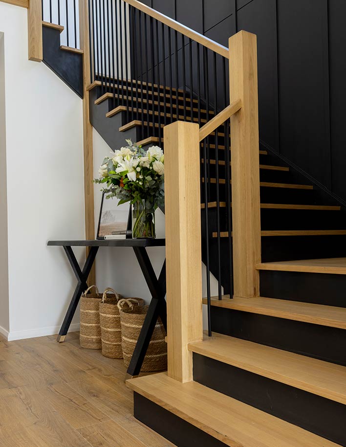 Designer Staircase - ANSA Homes - Custom Home